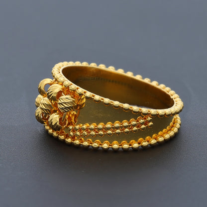 Gold Classic Ethnic Ring 21KT - FKJRN21KM10440