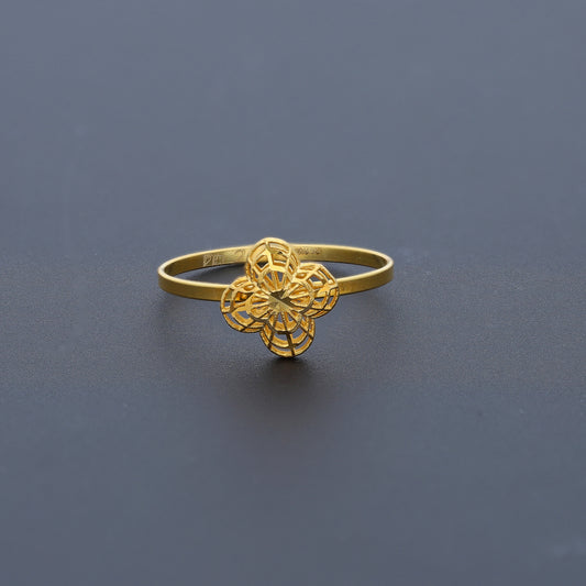 Gold Turkish Design Ring 21KT - FKJRN21KM10460