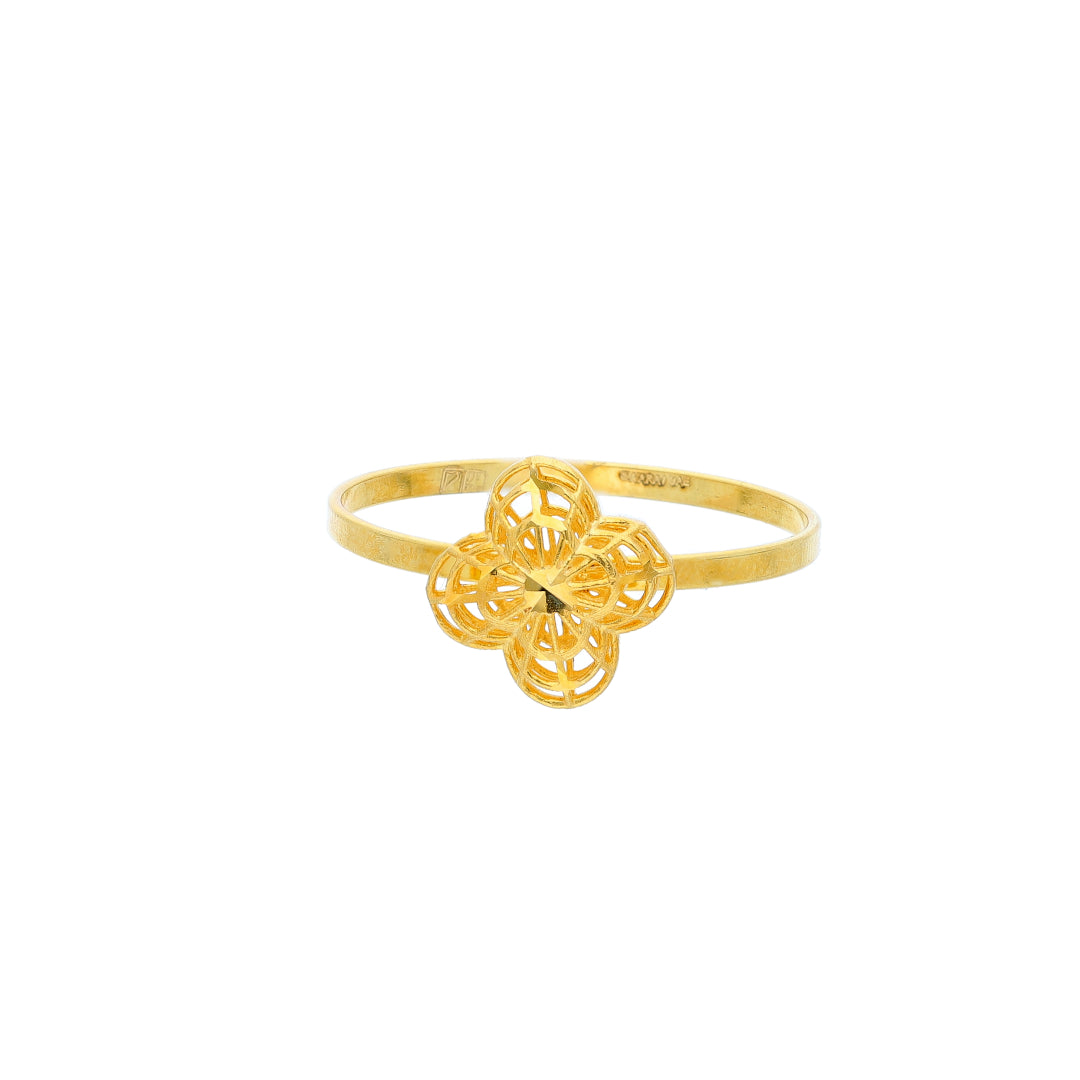 Gold Turkish Design Ring 21KT - FKJRN21KM10460