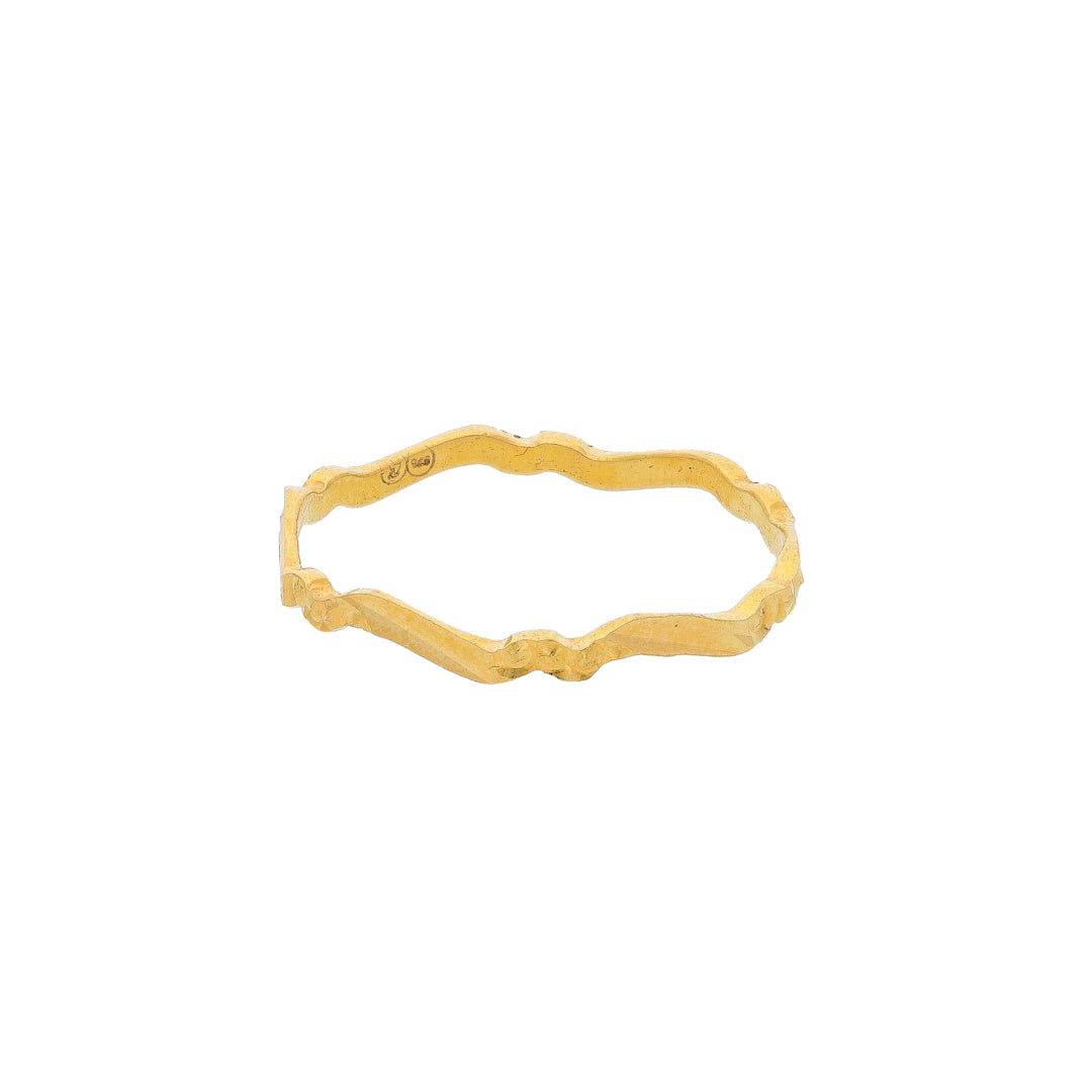 Gold Classic Ring 21KT - FKJRN21KM10464