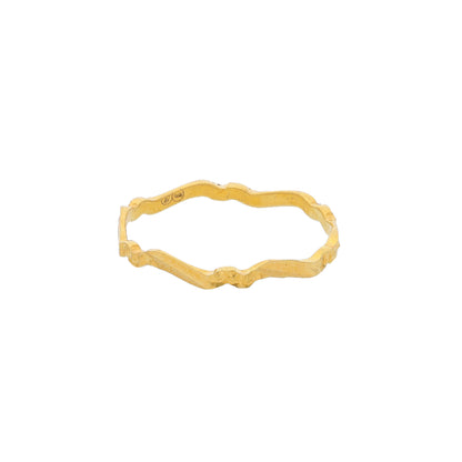 Gold Classic Ring 21KT - FKJRN21KM10464