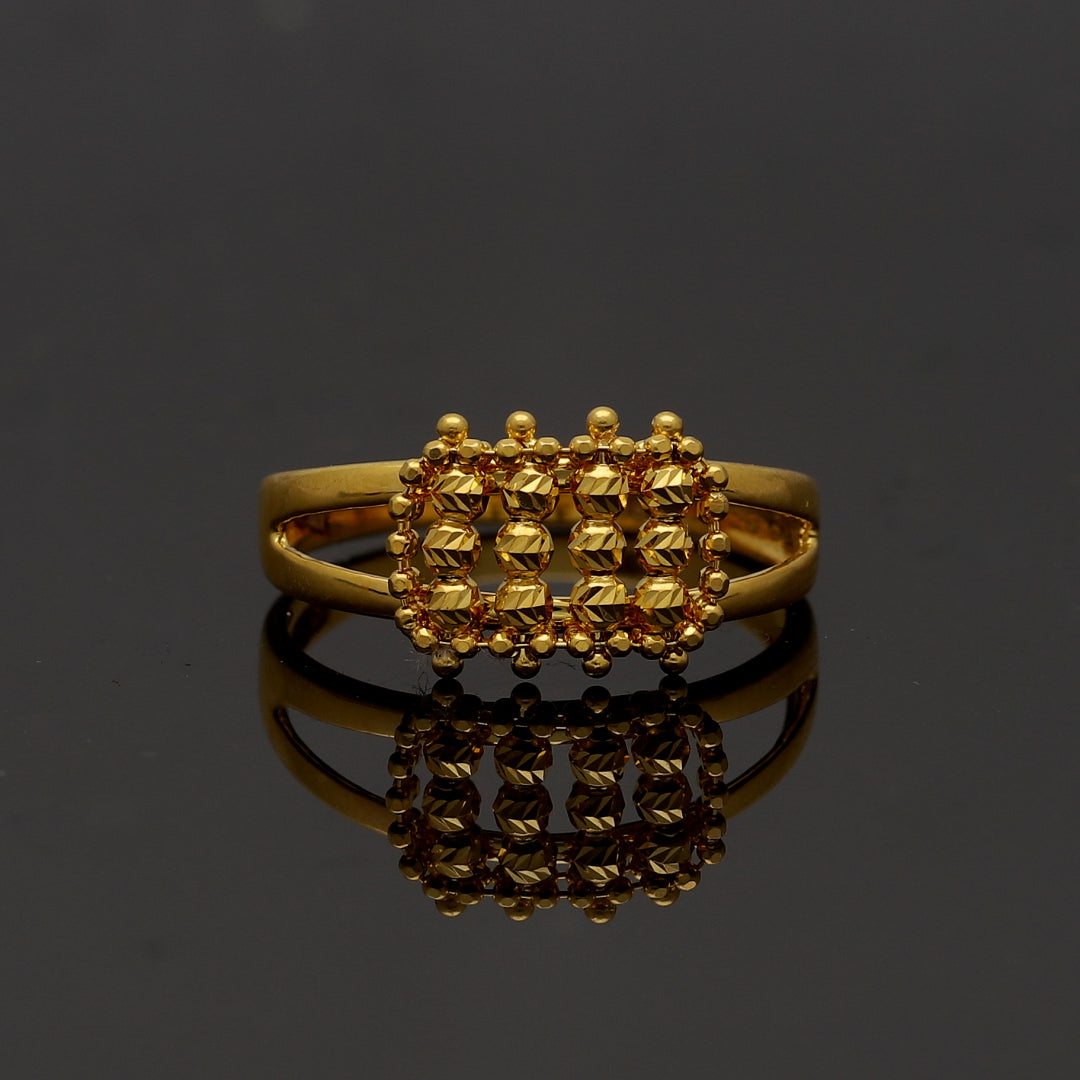 Gold Bead Ring 21KT - FKJRN21KM11187