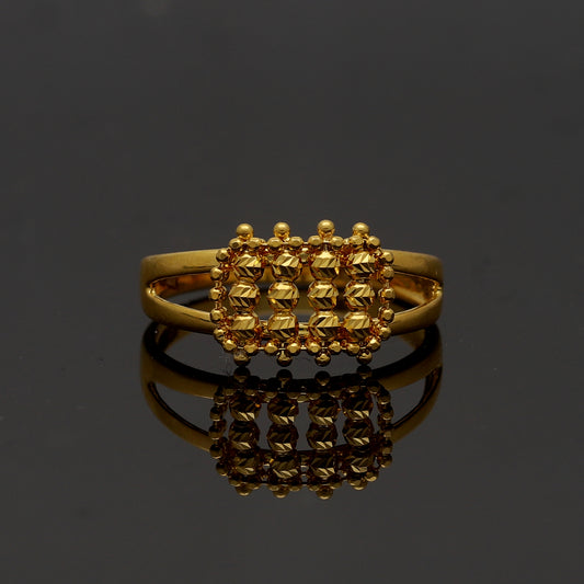 Gold Bead Ring 21KT - FKJRN21KM11187