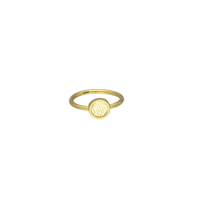 Gold Honeycomb Ring 21KT - FKJRN21KM11211