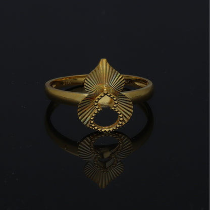 Gold Openwork Ring 21KT - FKJRN21KM11248