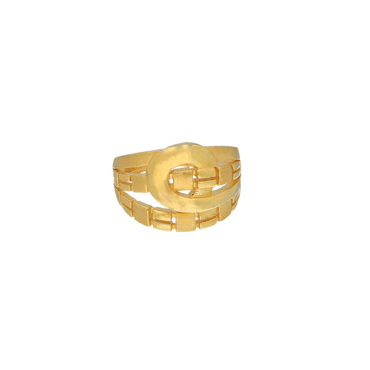Gold Chunky Ring 21KT - FKJRN21KM11693