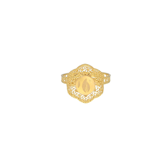 Gold Turkish Design Ring 21KT - FKJRN21KM11694