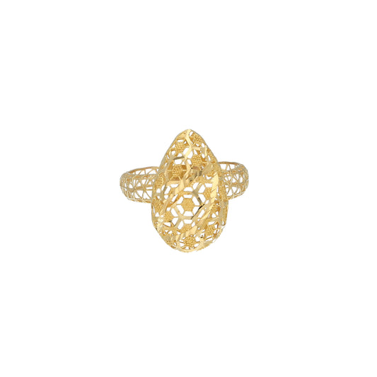 Gold Turkish Design Ring 21KT - FKJRN21KM11695