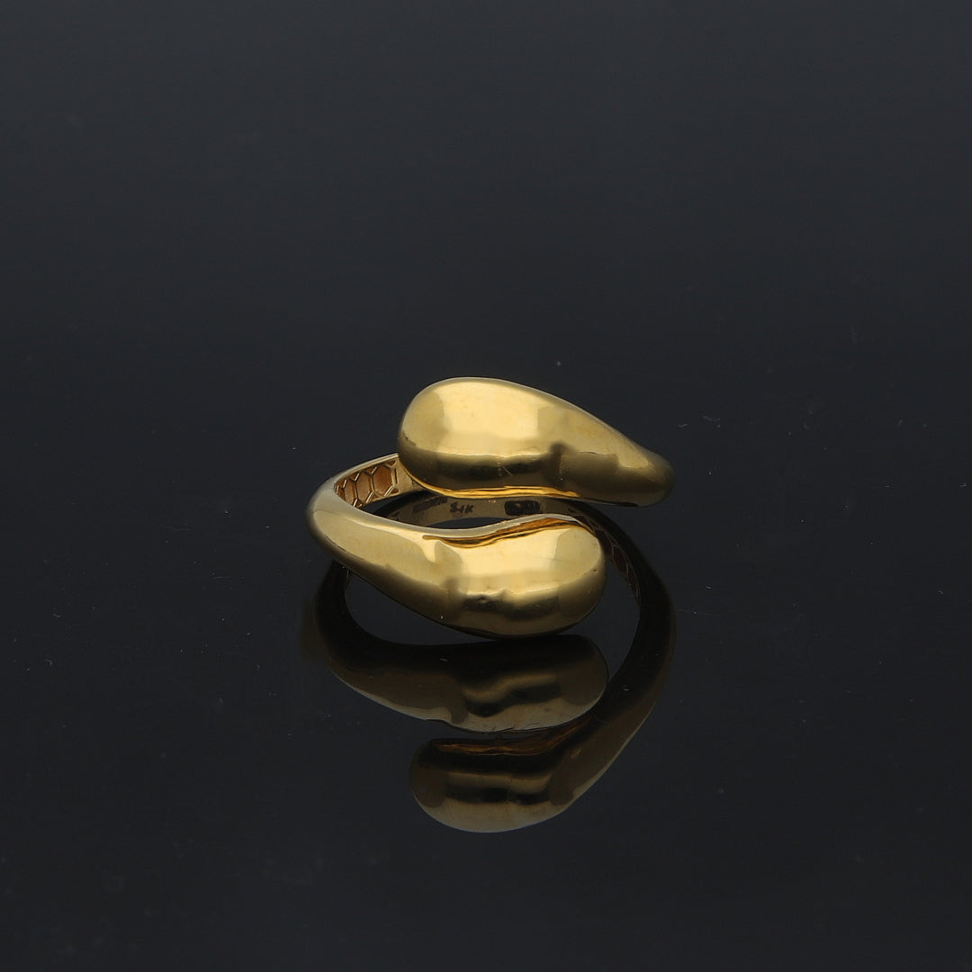 Gold Elegant Ring 21KT - FKJRN21KM11698