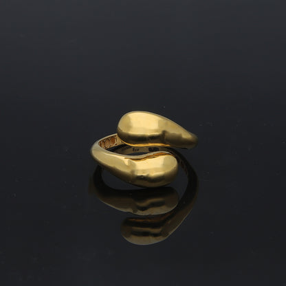 Gold Elegant Ring 21KT - FKJRN21KM11698