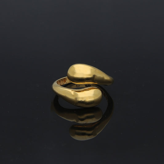 Gold Elegant Ring 21KT - FKJRN21KM11698