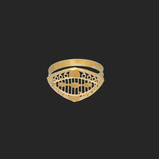 Gold Turkish Design Ring 21KT - FKJRN21KM11700