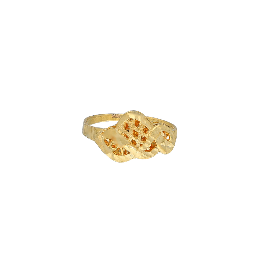 Gold Classic Ring 21KT - FKJRN21KM11701