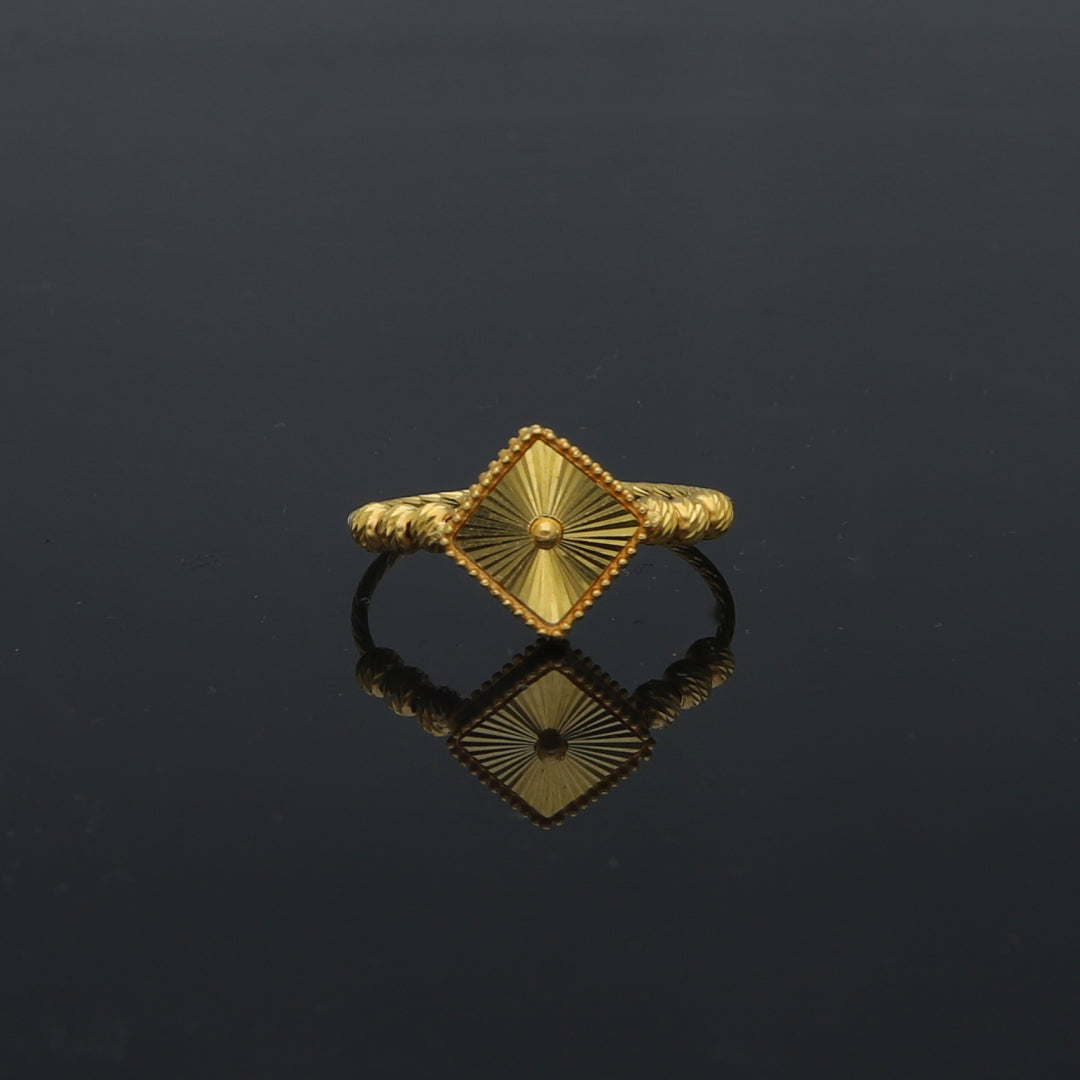 Gold Classic Ring 21KT - FKJRN21KM11702