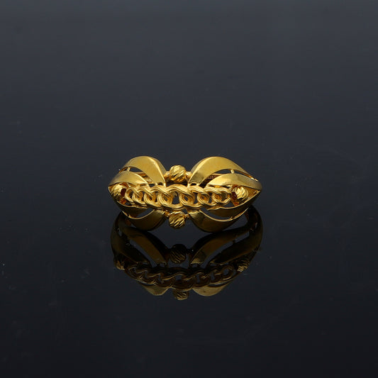 Gold Classic Ring 21KT - FKJRN21KM11705