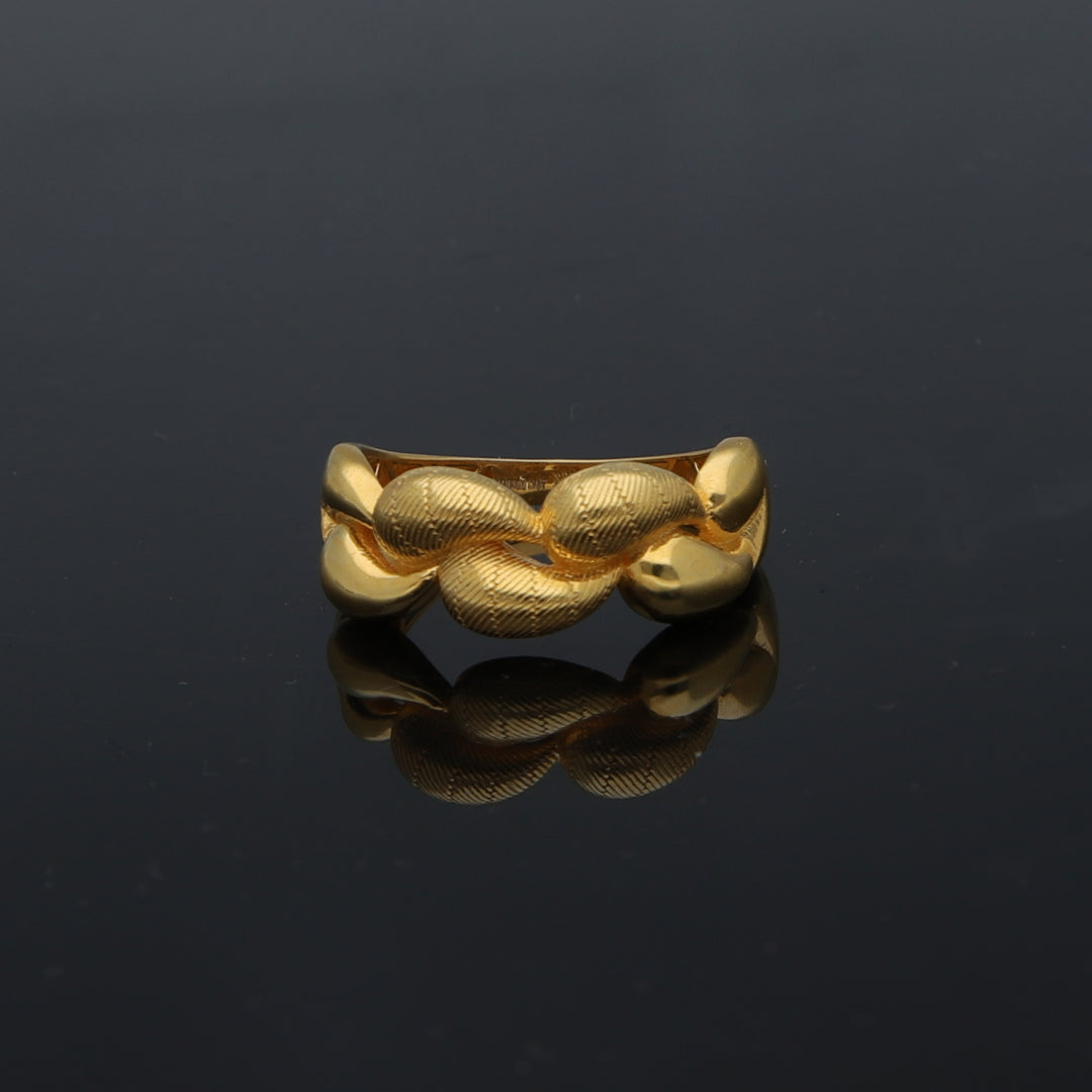 Gold Chunky Ring 21KT - FKJRN21KM11706