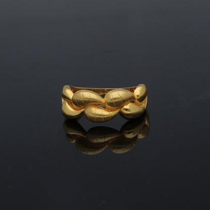 Gold Chunky Ring 21KT - FKJRN21KM11706