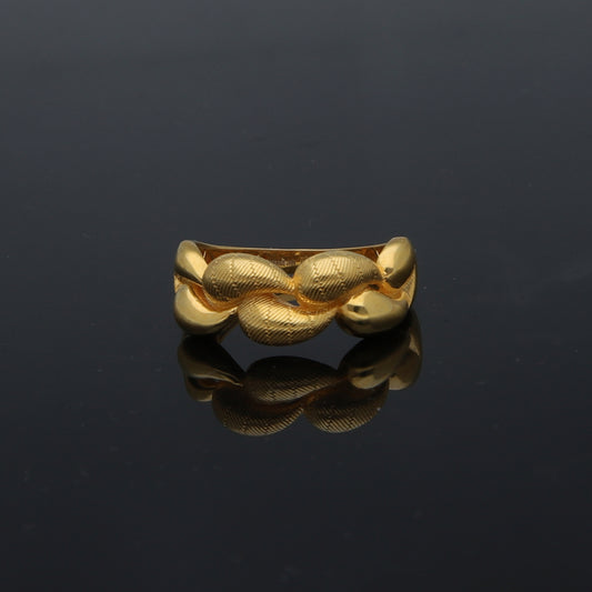 Gold Chunky Ring 21KT - FKJRN21KM11706