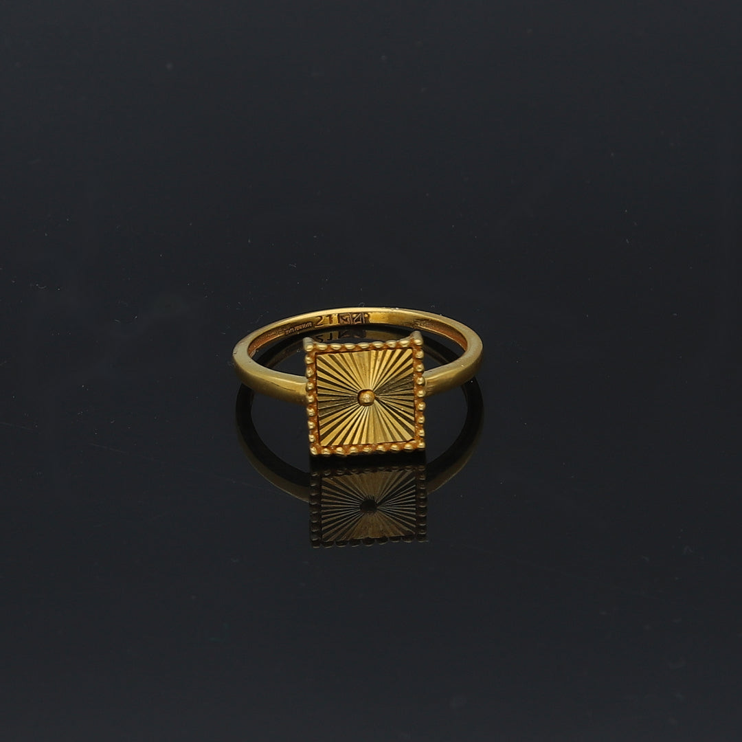 Gold Turkish Ring 21KT - FKJRN21KM11710