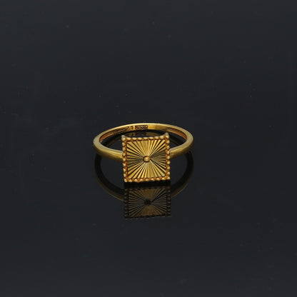 Gold Turkish Ring 21KT - FKJRN21KM11710
