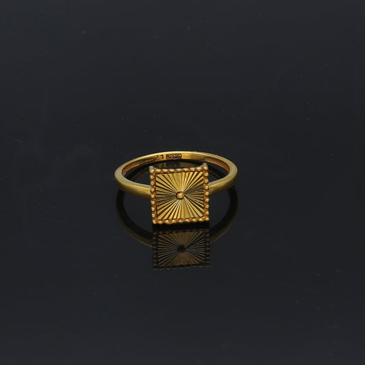 Gold Turkish Ring 21KT - FKJRN21KM11710