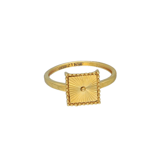Gold Turkish Ring 21KT - FKJRN21KM11710