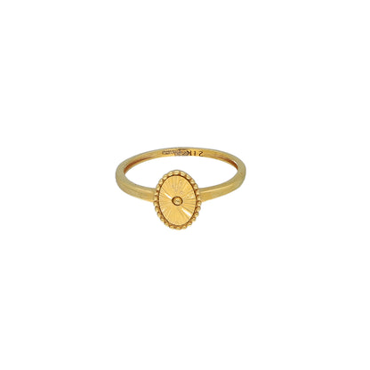 Gold Turkish Ring 21KT - FKJRN21KM11711