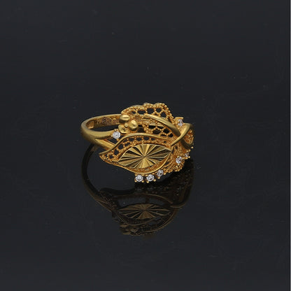 Gold Classic Ring 21KT - FKJRN21KM11712
