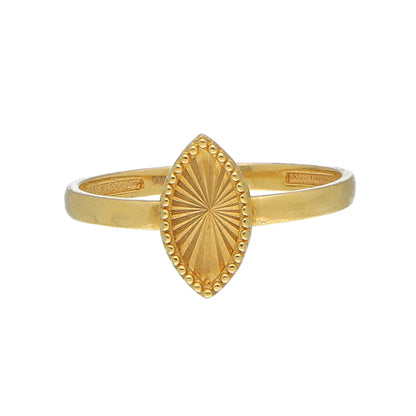 Gold Turkish Design Ring 21KT - FKJRN21KM11716
