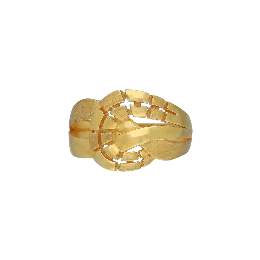 Gold Classic Ring 21KT - FKJRN21KM11718