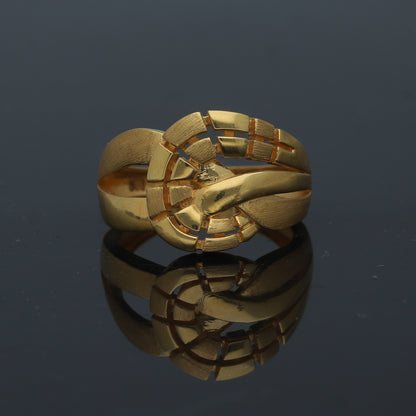 Gold Classic Ring 21KT - FKJRN21KM11718