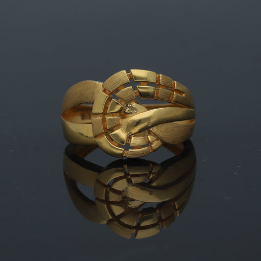 Gold Classic Ring 21KT - FKJRN21KM11718