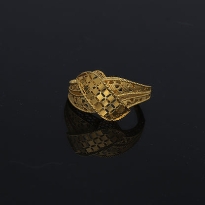 Gold Turkish Design Ring 21KT - FKJRN21KM11720