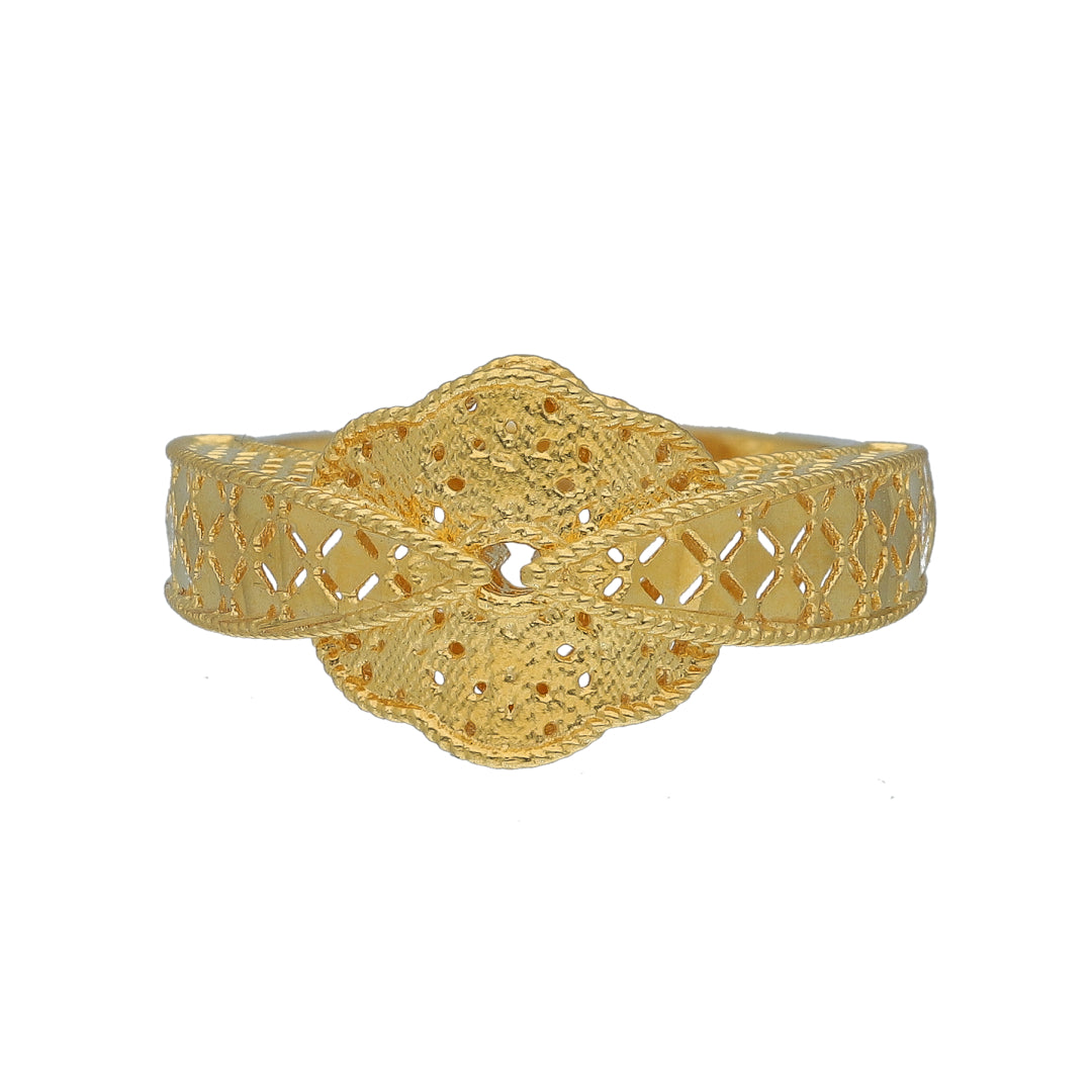 Gold Turkish Design Ring 21KT - FKJRN21KM11721