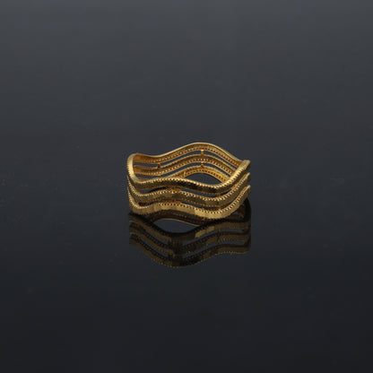 Gold Band 21KT - FKJRN21KM11756