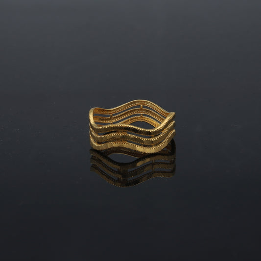 Gold Band 21KT - FKJRN21KM11756
