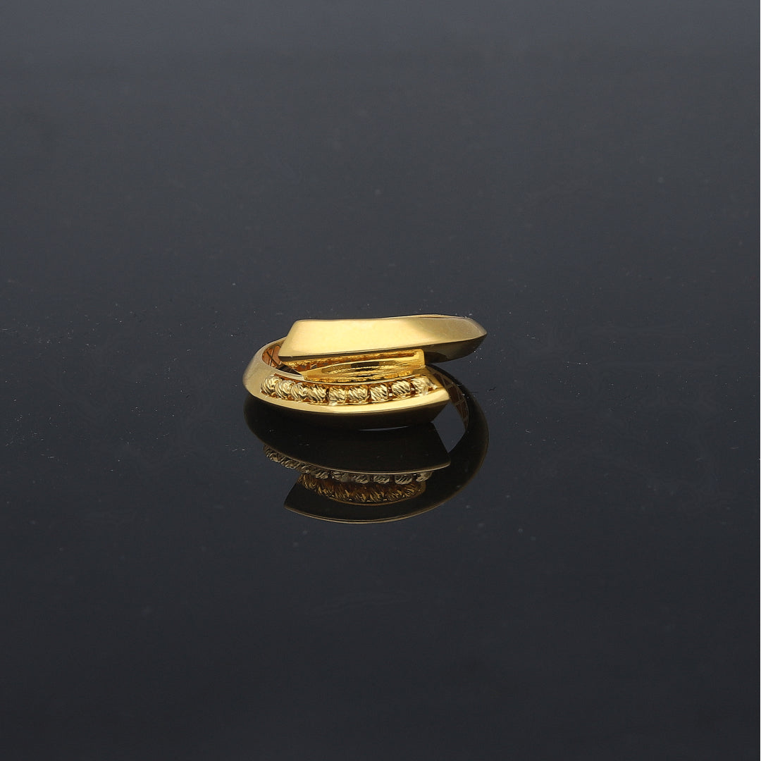 Gold Elegant Ring 21KT - FKJRN21KM11757