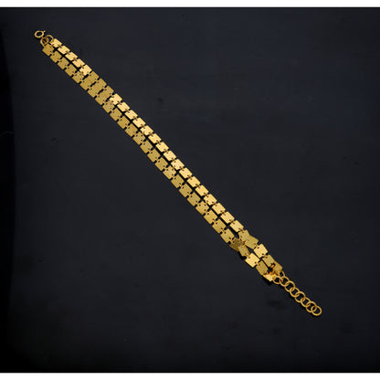 Gold Fancy Bracelet 21KT - FKJBRL21KM11764