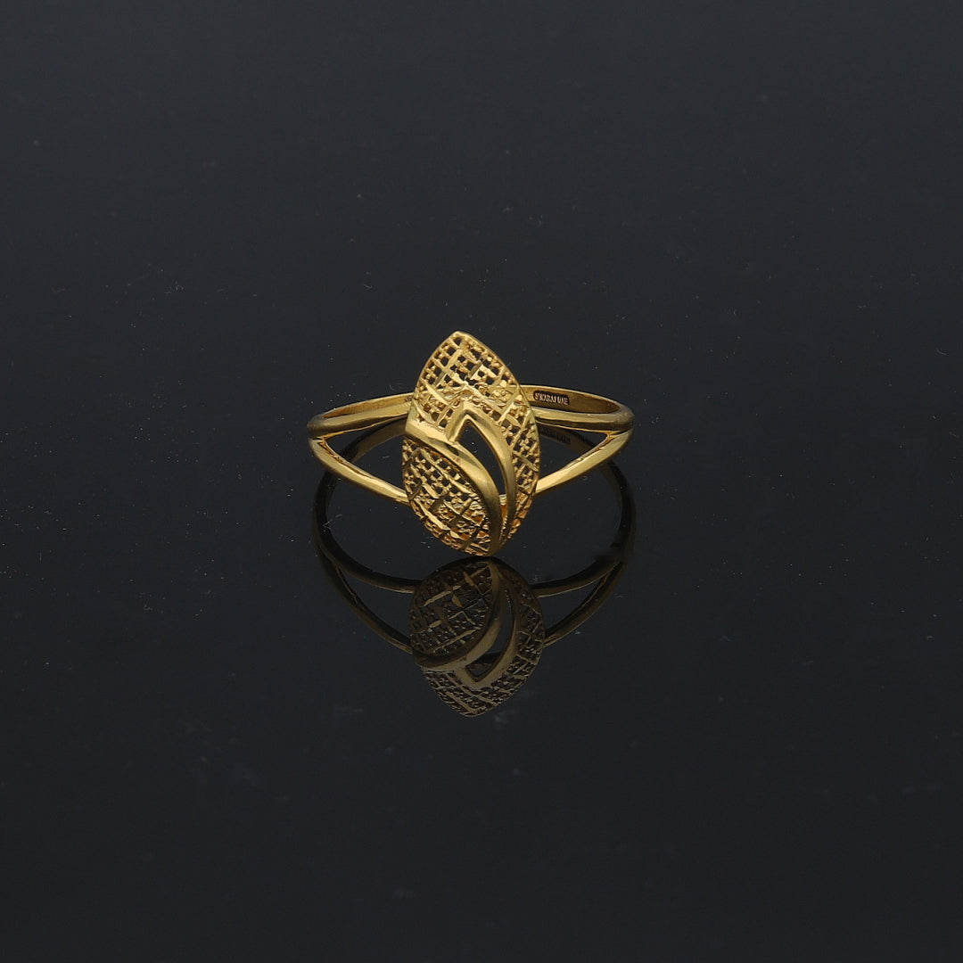 Gold Turkish Design Ring 21KT - FKJRN21KM11778