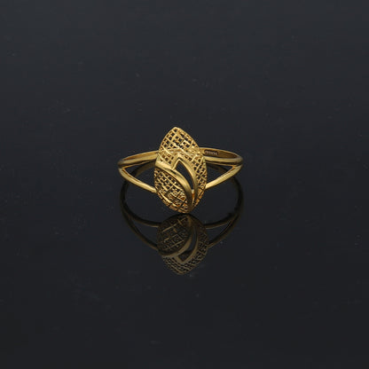 Gold Turkish Design Ring 21KT - FKJRN21KM11778