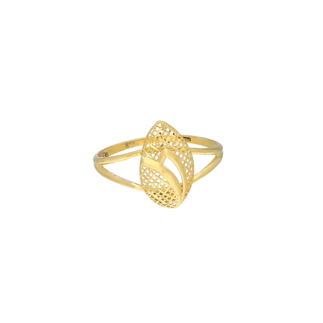 Gold Turkish Design Ring 21KT - FKJRN21KM11778