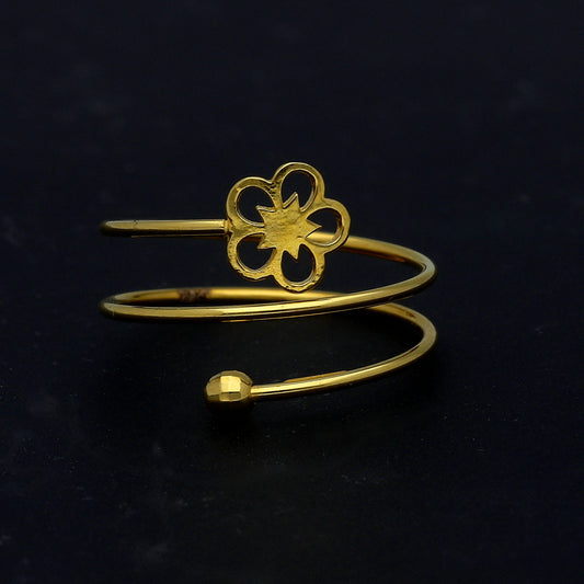 Gold Spiral Ring 21KT - FKJRN21KM11788