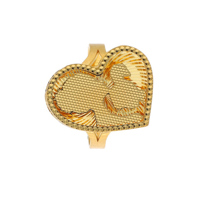 Gold Mother & Daughter Ring 21KT - FKJRN21KM11817