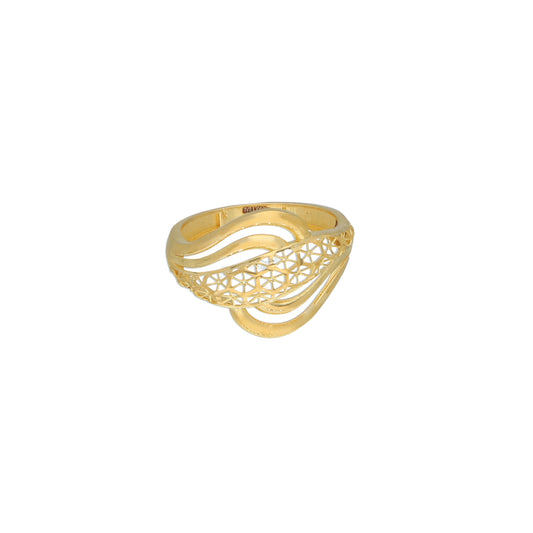 Gold Turkish Design Ring 21KT - FKJRN21KM11885