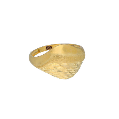Gold Classic Design Ring 21KT - FKJRN21KM11894