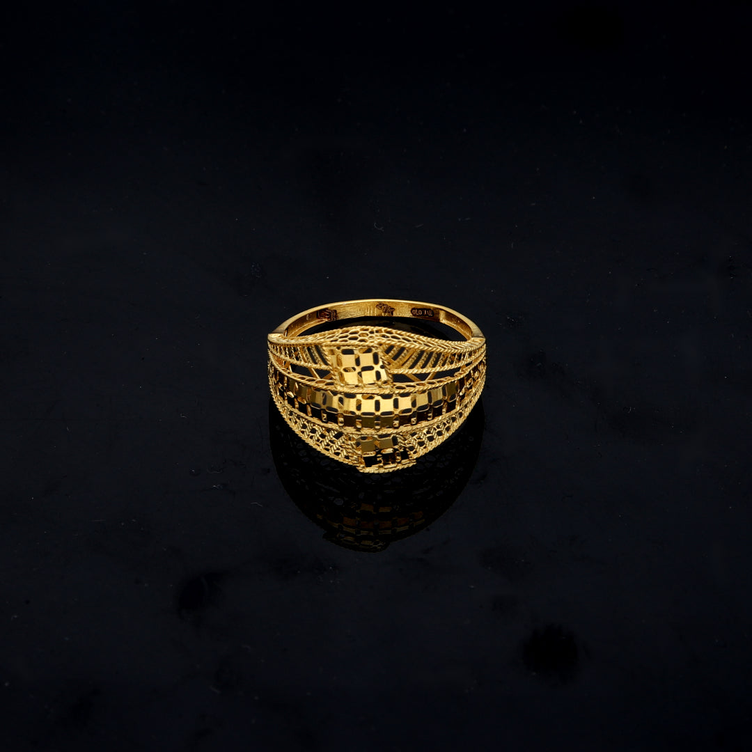 Gold Turkish Design Ring 21KT - FKJRN21KM11932