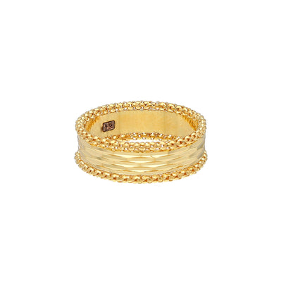 Gold Elegant Band 21KT - FKJRN21KM11948