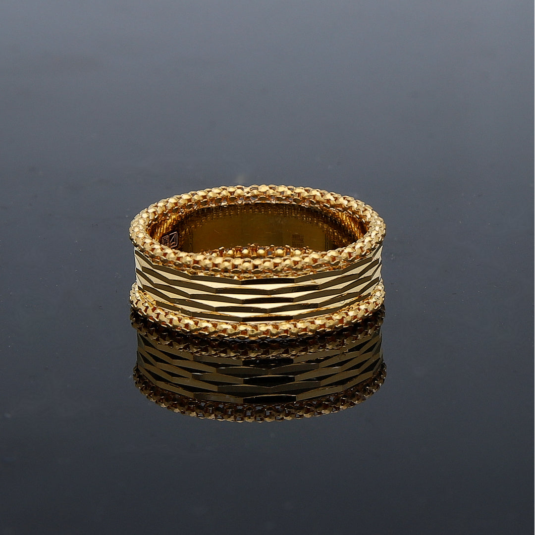Gold Elegant Band 21KT - FKJRN21KM11948