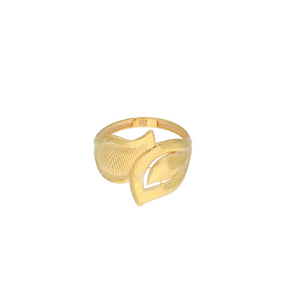 Gold Elegant Design Ring 21KT - FKJRN21KM11950