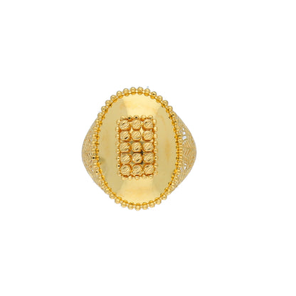 Gold Turkish Design Ring 21KT - FKJRN21KM11951